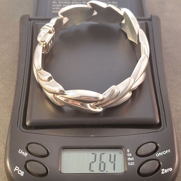 Milor Sterling Leaf Link Brac… - Picture 12 of 12